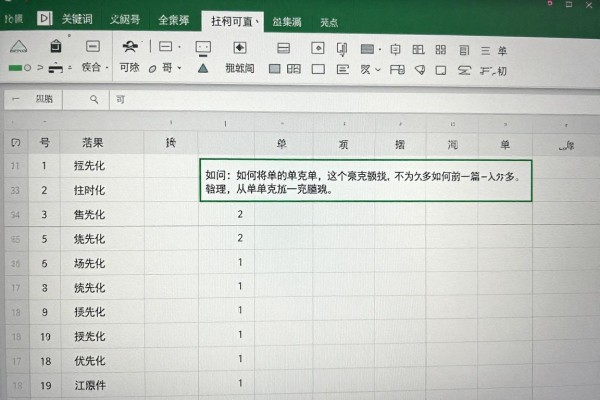 Excel如何将单个单元格一分为多?