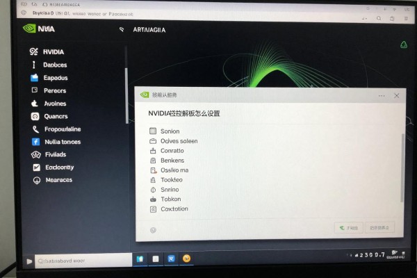 NVIDIA控制面板怎么设置?