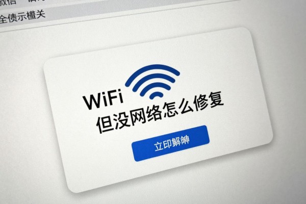 WiFi连上了但没网络怎么修复