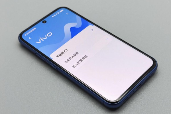 vivo S7怎么进入配置参数设置?