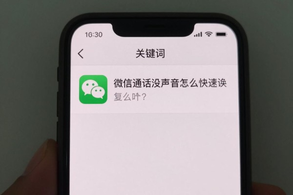 微信通话没声音怎么快速恢复?
