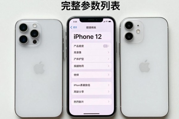 iPhone12的完整参数列表?