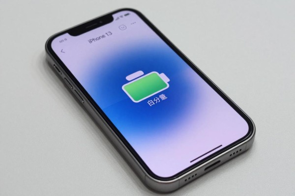 iPhone13怎么显示电池电量百分比?