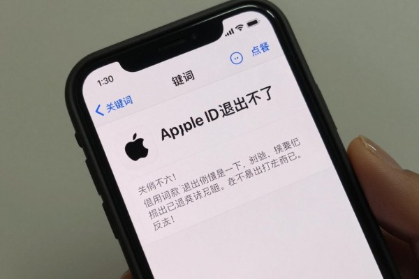 Apple ID退出不了怎么办?
