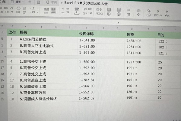 Excel公式大全怎么详解?