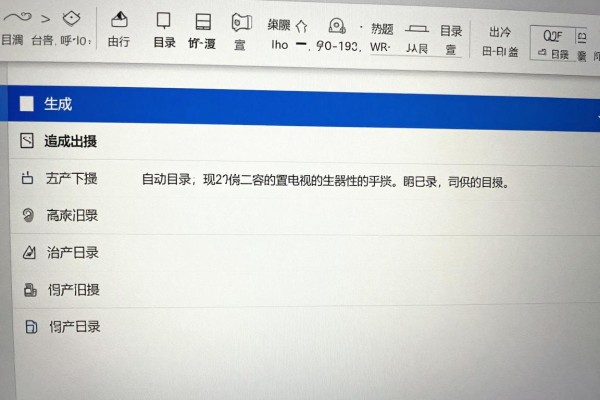 Word自动目录生成方法是什么?