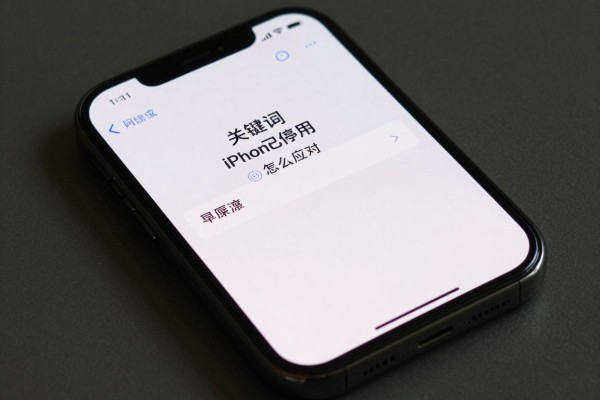 iPhone提示已停用怎么应对?
