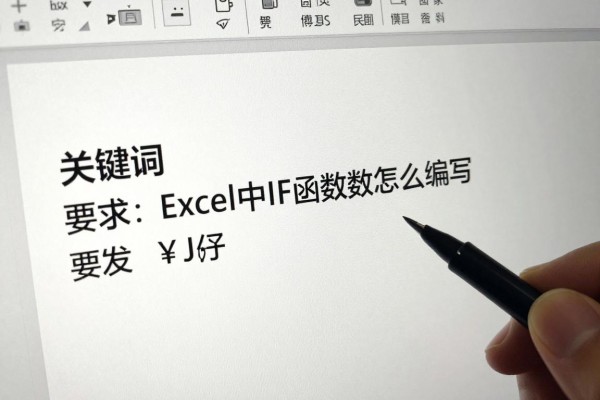 Excel中IF函数怎么编写?