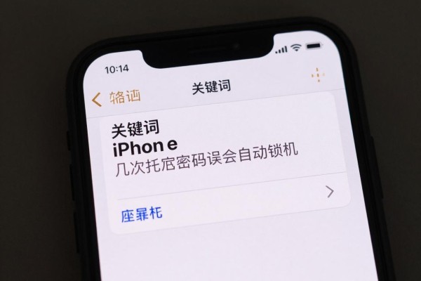 iPhone几次密码错误会自动锁机？
