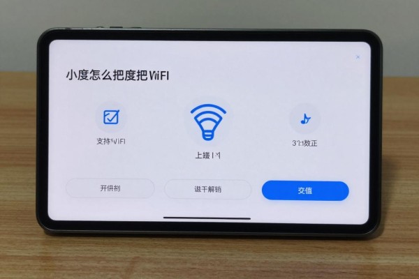 小度怎么把WiFi连上?
