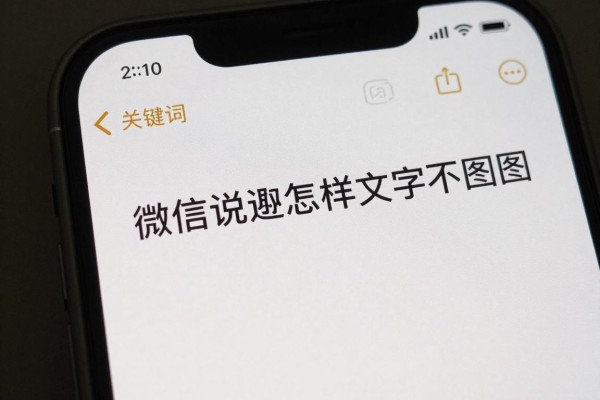 微信说说怎样发文字不配图?
