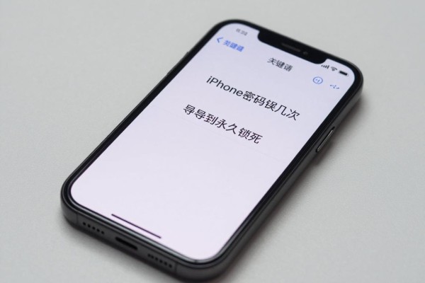 iPhone密码错误几次导致永久锁死?