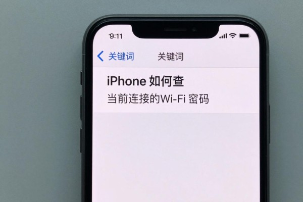 iPhone如何查当前连接的Wi-Fi密码?
