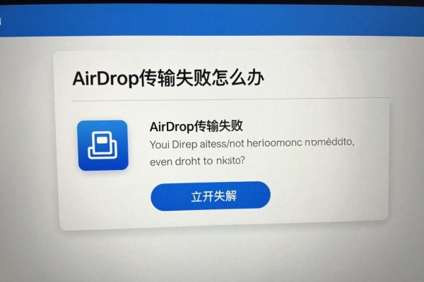 AirDrop传输失败怎么办?